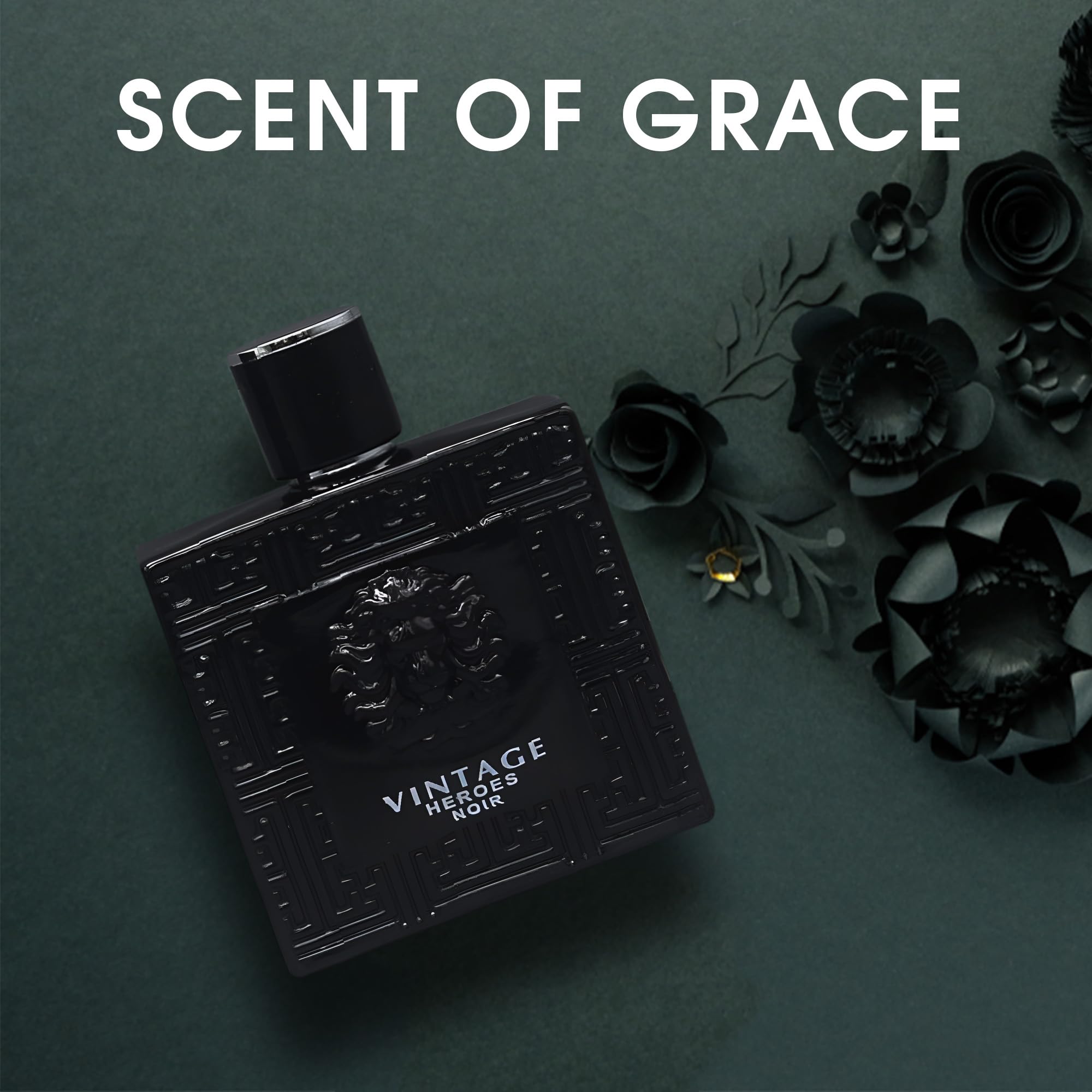 3Pack Men Colognes Vintage Heroes Series Eau De Parfume Spray with Woody Floral & Fruity Scent Perfume Gift Set Day to Night Luxury Fragrances