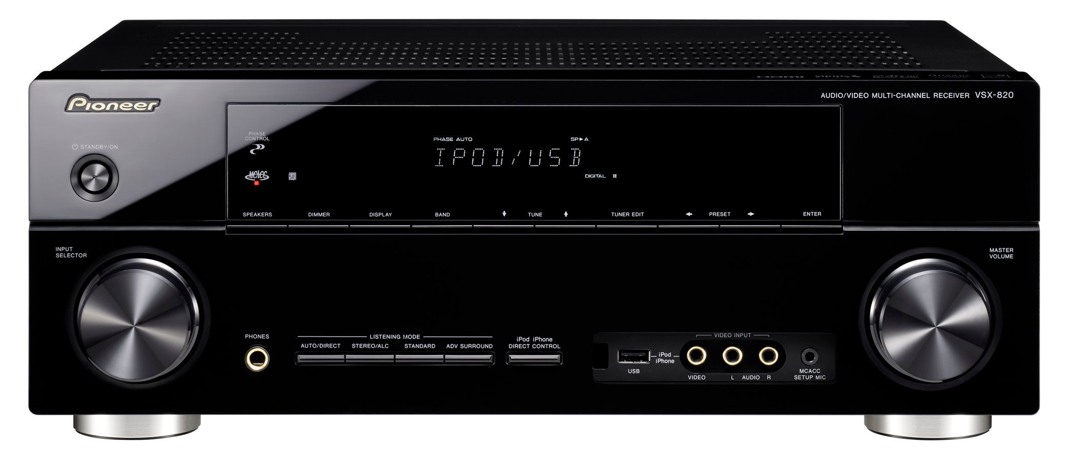 Pioneer VSX-820-K - Receptor AV (110 W, 5.1 Canales, Envolvente