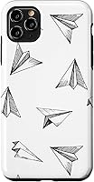 Vista 13 de Paper Airplane Pattern Pilot Plane Airport Aircraft Aviation Case for iPhone 16