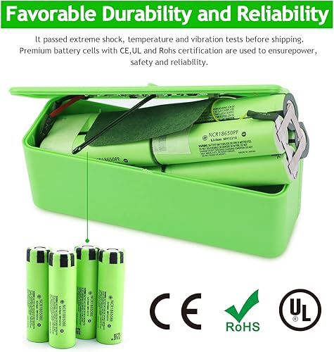 Miniatura 4 de melasta Reemplazo de batería de litio de 6400 mAh compatible con iRobot Roomba 675 655 650 860 870 880 890 660 677 770 780 535 551 585 595 y 500 600