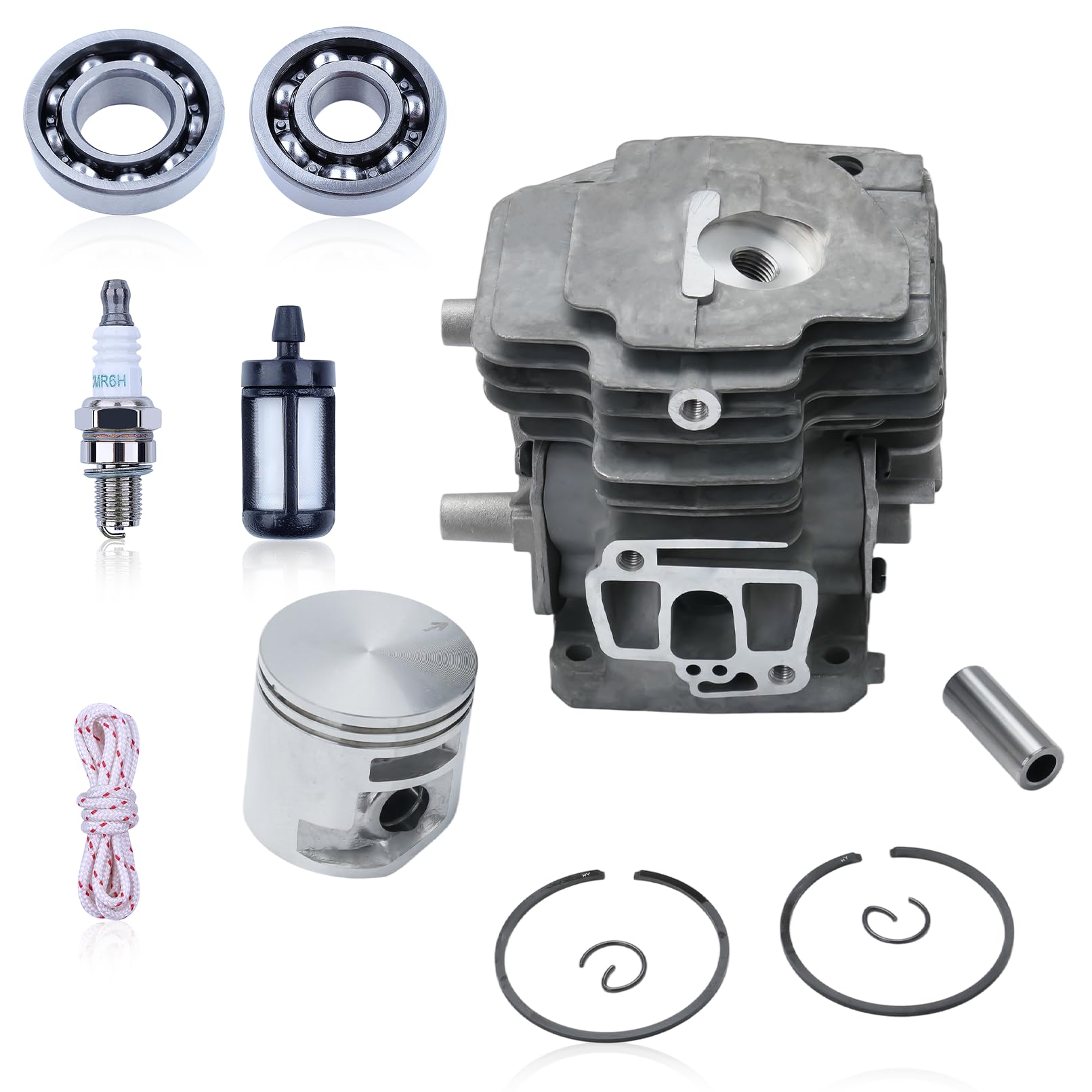 Kit de piston cylindrique 42 mm pour Stihl FR410C-E FS260 FS260C-E FS260C-EZ FS260R FS260RC-E FS261 FS261C-E FS261C-EZ FS410, remplacement OEM 4147 020 1207