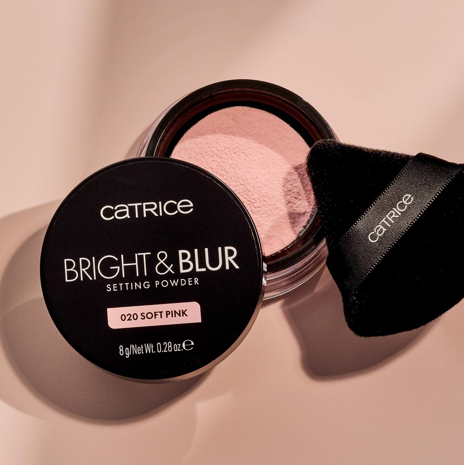Catrice Bright & Blur Loose Setting Powder | Fragrance Free, Lightweight, Instant-Blurring Finish | Vegan & Cruelty Free (020 | Soft Pink)