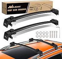 Nilight Roof Rack Cross Bars for 2017-2021 Jeep Compass MP Raised/Flush Rails - Adjustable Aluminum 150LBS Cargo Kayak Snowboard Carrier