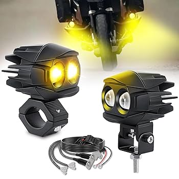 【新品】CO LIGHT バイクフォグランプ LED 補助灯 ワークライト Amazon | CO LIGHT バイクフォグランプ LED 作業灯 3モード