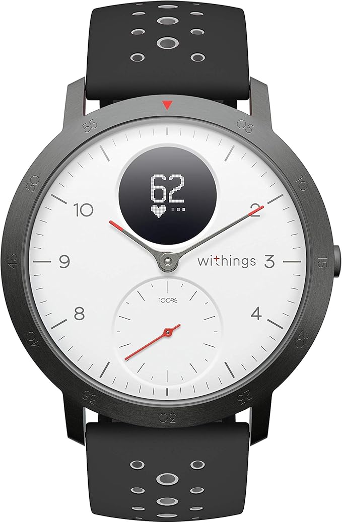 Withings Steel HR Sport フランス生まれのスマートウォッチ ホワイト ...