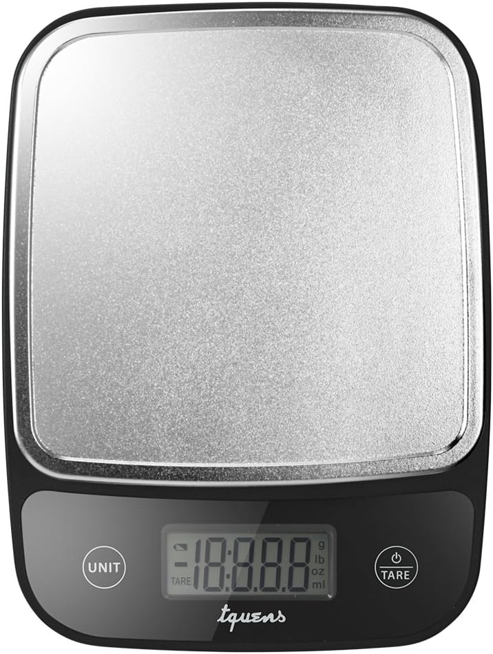 Food Kitchen Scale Digital Multi-Function Kitchen Food Scale With LCD Display and Tare Function Up To 11lb (5kg) Capacity with Units oz/ lb / g / ml