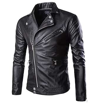 【新品未使用】ITALY punching leather zip riders RAINCL Men's Diagonal Zipper Short Biker Leather Jacket