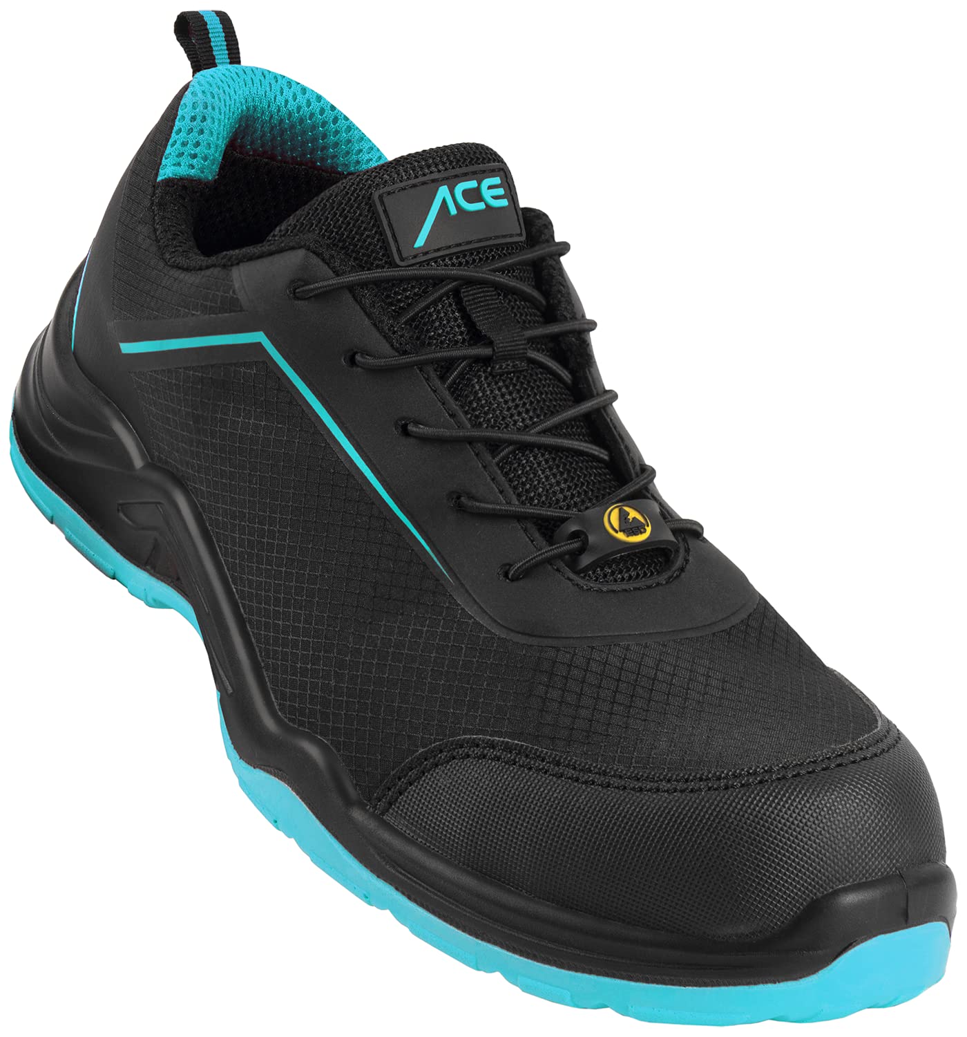 ACE Sapphire S1-P-Arbeitsschuh - Sicherheitsschuh mit Zehenkappe für Damen & Herren - super leicht