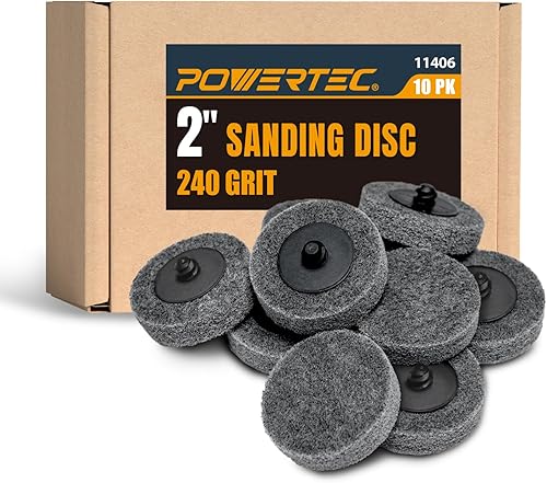 Miniatura 12 de POWERTEC 71002-P2 Barra de limpieza abrasiva para cintas y discos de lijado 8-1/2" 2PK | Borrador de caucho natural - Herramientas de taller de