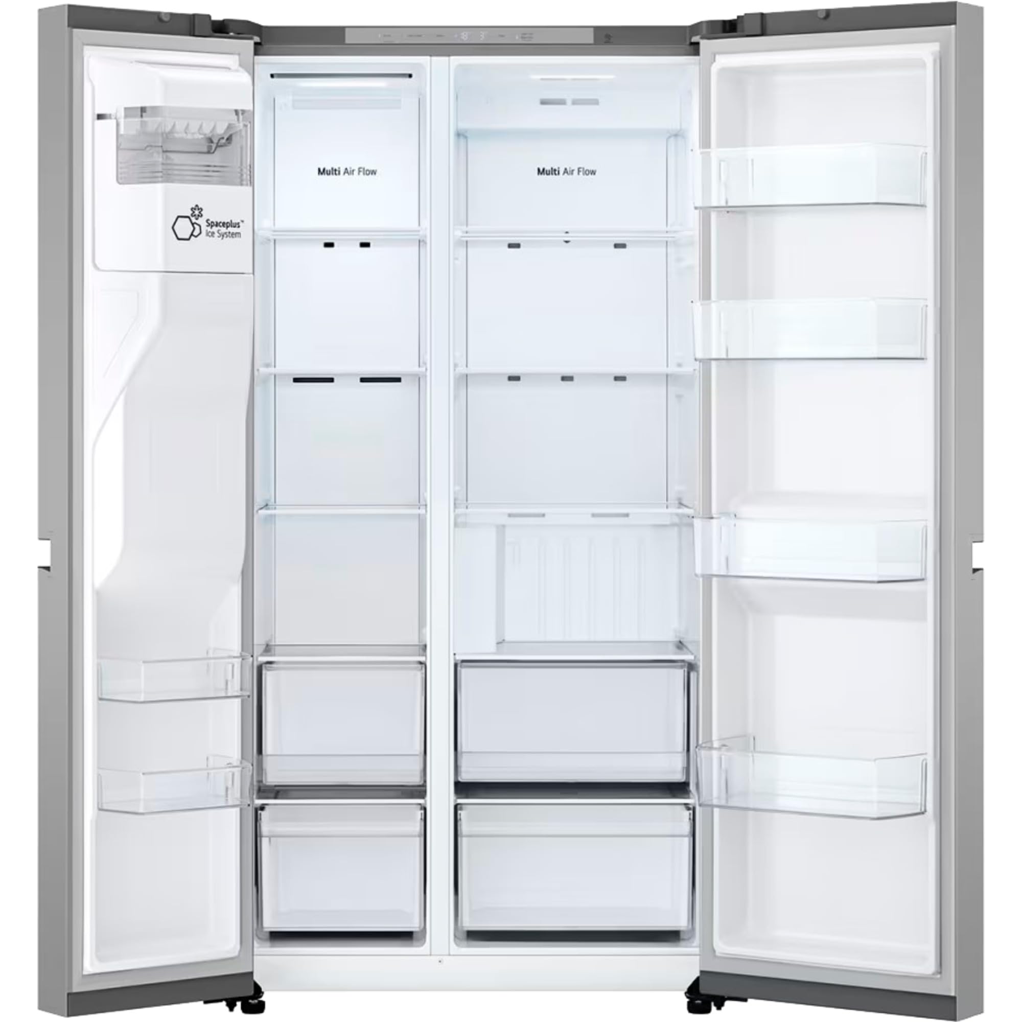 LG GSLC40PYPE - Frigorifero Side by Side, Serie 400, Classificazione E, 641 L, Inox Aniimpronte
