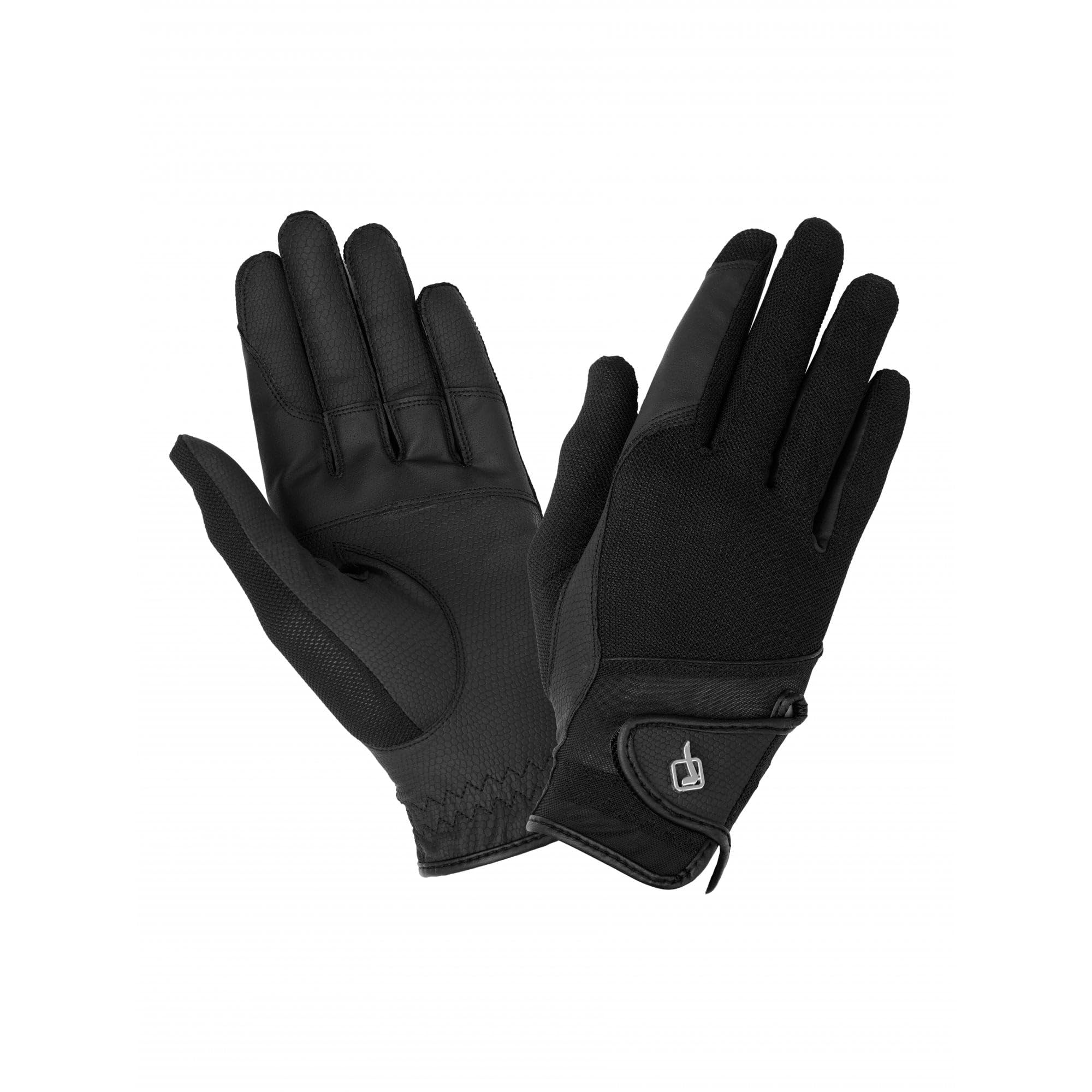 LeMieux Pro Mesh Horse Riding Gloves - Black XS