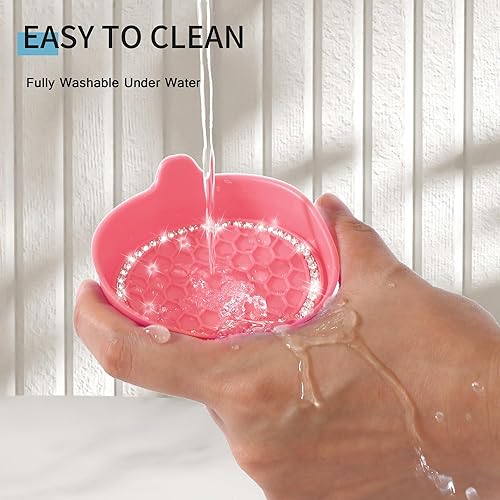 Miniatura 7 de Amooca - Portavasos antideslizantes y universales para auto, accesorios para el interior del auto con diamantes de imitación de cristal brillante,