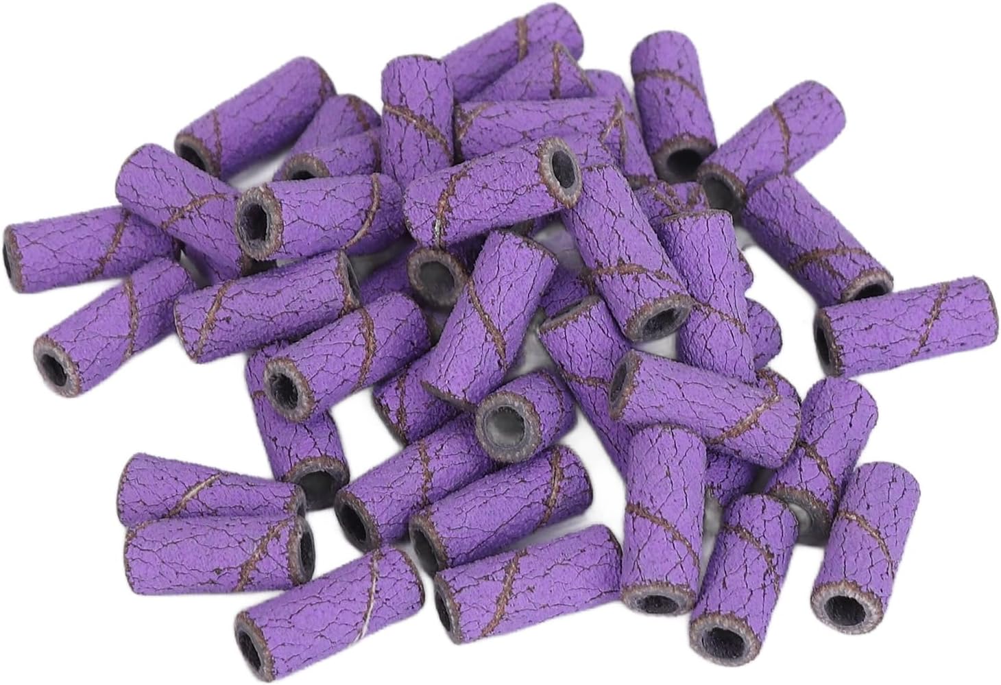 Horoper Nail Sanding Bands, 150pcs Nail Art Sanding Bands Nail Art Sanding Dead Skin Removal Manicure Polishing Grinding Bands for Electric Nail Files Nail Drill()