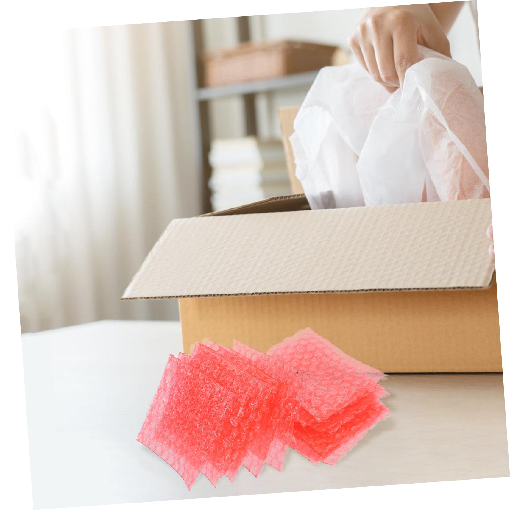 PLAFOPE 100 Piezas Bolsa de burbujas antiestática sobres acolchados kraft A prueba de choques bolsas de envío bolsa de burbujas para almacenamiento bolsa de burbujas para pequeñas empresas