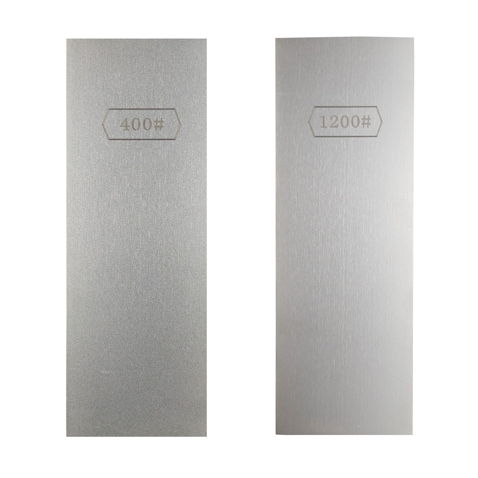 Doppelseitige Diamant-Schleifsteinplatten, Diamant-Schleifsteine für Küchenmesser, Outdoormesser und andere Schneidwerkzeuge - 7,99 x 2,71 grob/mittel/ultrafein