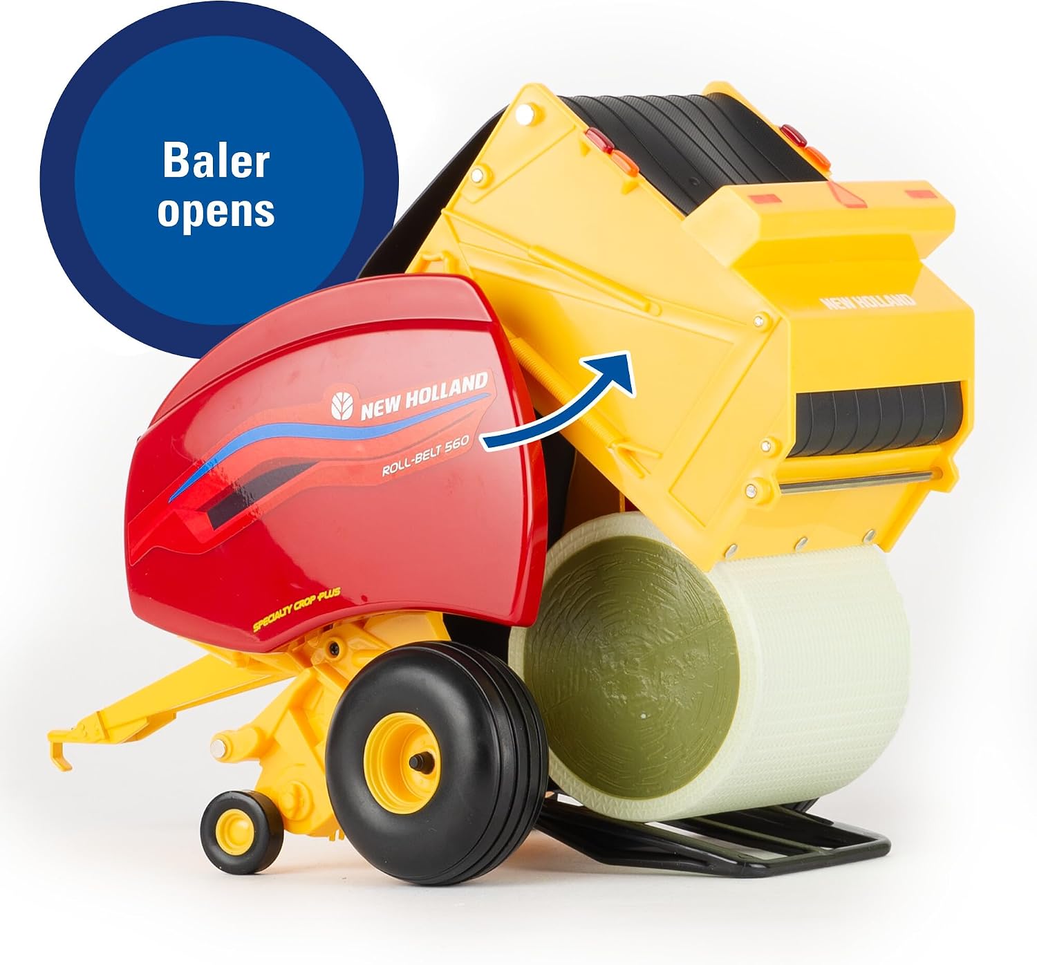 ERTL 1/16 New Holland Roll-Belt 560 Round Baler with Bales 13986