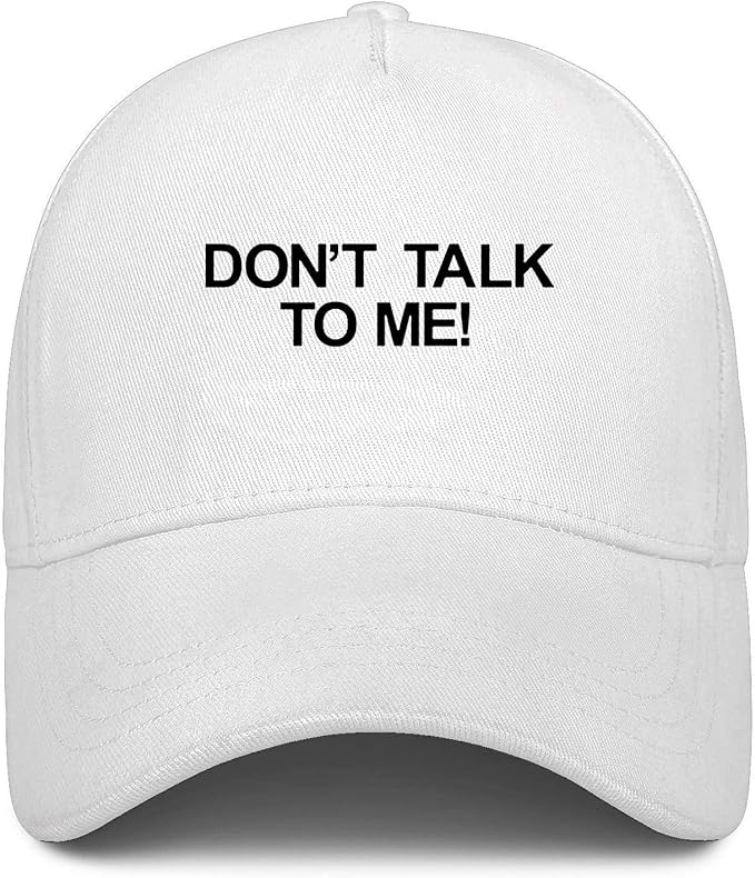BOTQROZLE Dont Talk to Me Baseball Cap Fashion Hat Cotton