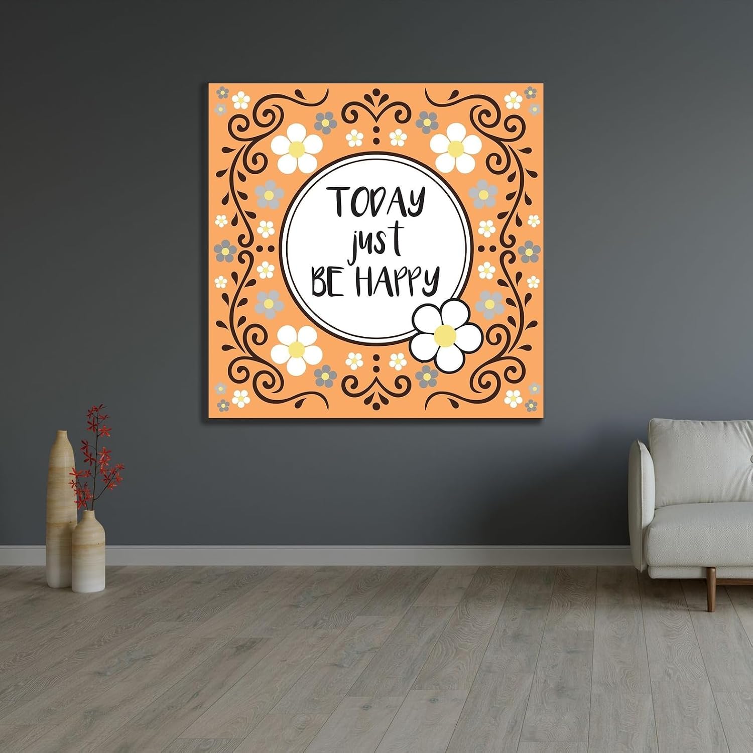 ArtDirect Whimsical Today Unframed Art Print Giclee Poster by Hogan, Melody - Ready for Framing with Customization Sizes 8x8, 11x11, 16x16, 24x24, 36x36, and 48x48 Inches