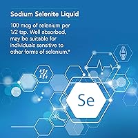 Vista 4 de Nutricology Solución de selenio - Líquido de selenio bien absorbido, selenita de sodio puro, soporte para la tiroides, antioxidantes, suplemento