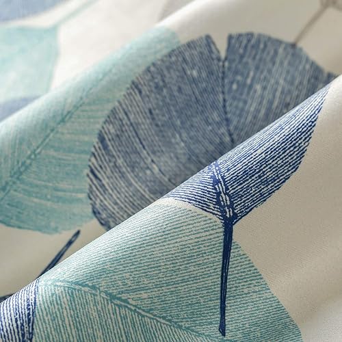 Miniatura 8 de Leeva Cortinas opacas para puerta corredera, cortinas de bloqueo de luz con hojas de serie azul, cortinas pesadas para ventanas de guardería, 2