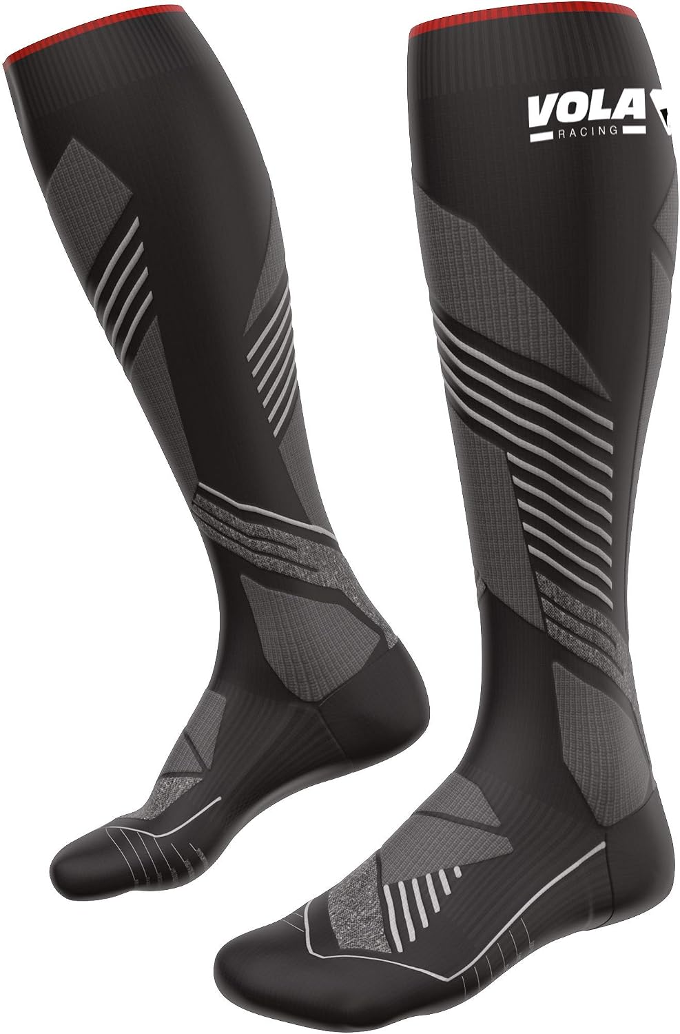 Vola Adult Unisex Socks 39/41 Black, 39 / 41