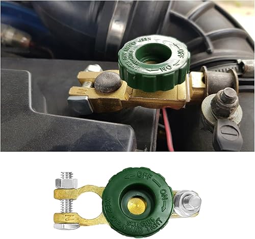 Dickno Interruptor de desconexión rápida de batería de poste superior, interruptor maestro de batería automático para corte de desconexión de