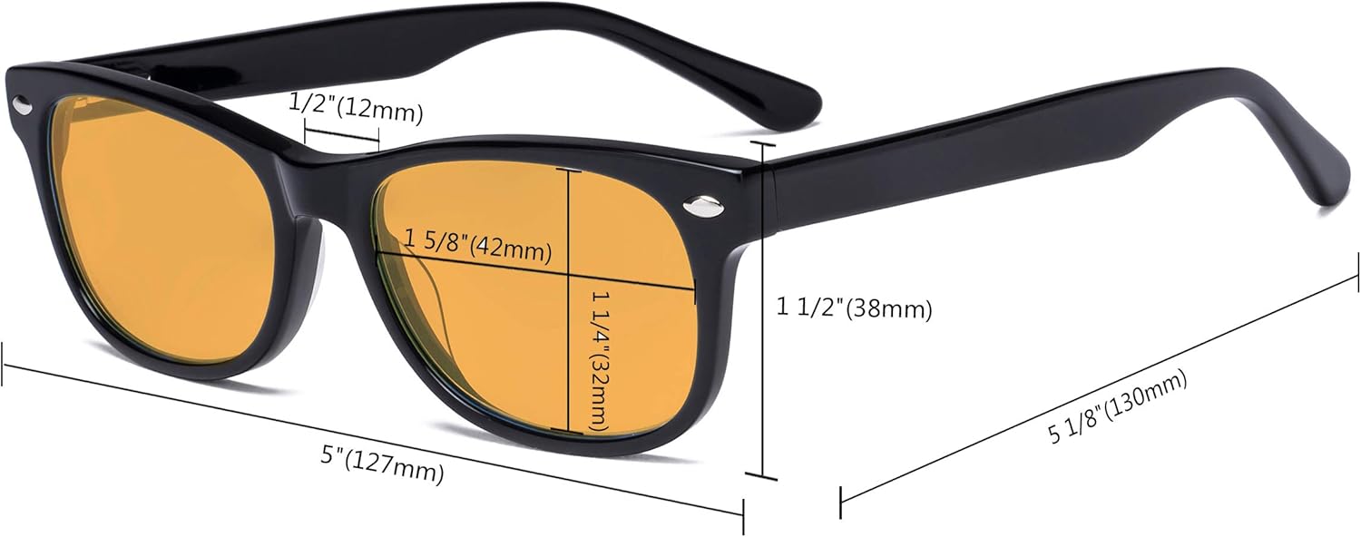 Review Product Eyekepper Computer Gaming Glasses for Kids - Blue Light Blocking with Orange Tinted Filter Lens - Boys Girls Anti Glare Digital Glasses for Reading Screen - Champagne