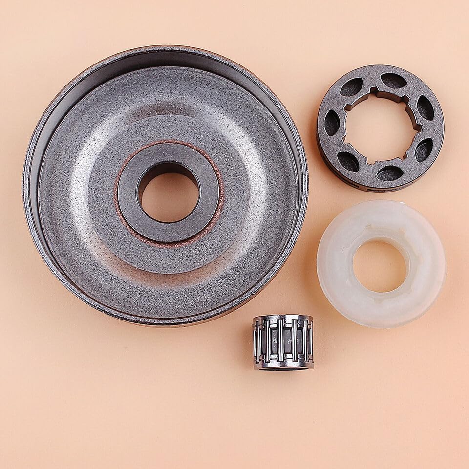 3/8" Clutch Drum Sprocket Bearing Fit for Husqvarna 445 450 E Chainsaw Worm Gear Kit