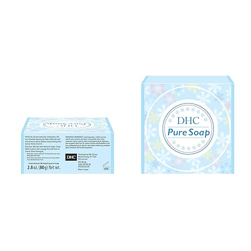 Miniatura 3 de DHC Jabón puro, barra limpiadora, piel grasa y propensa a manchas, 2.8 oz. Peso neto.