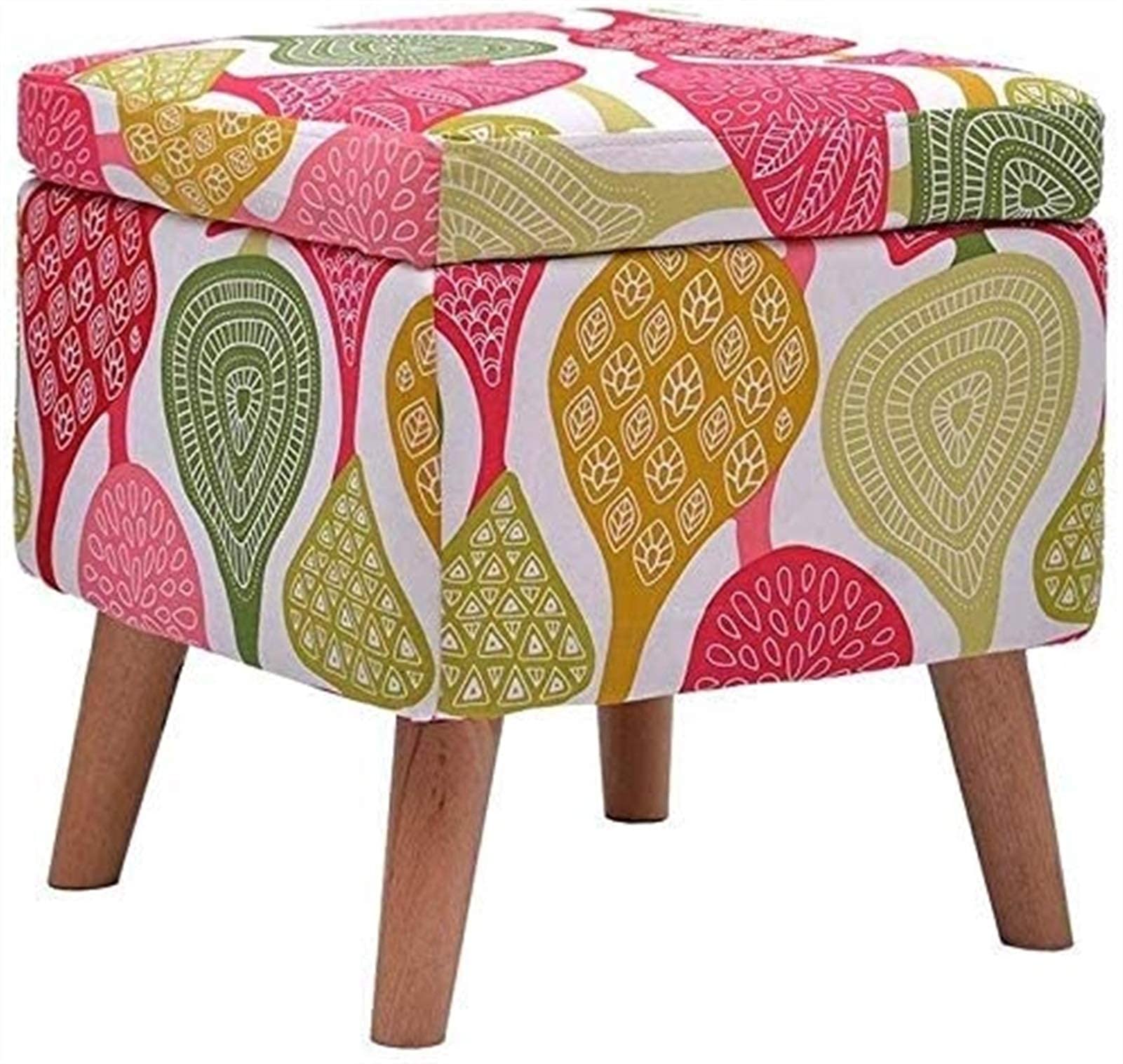 Banc en bois repose-pieds canapé et tabouret de rangement éponge à haute élasticité rembourré