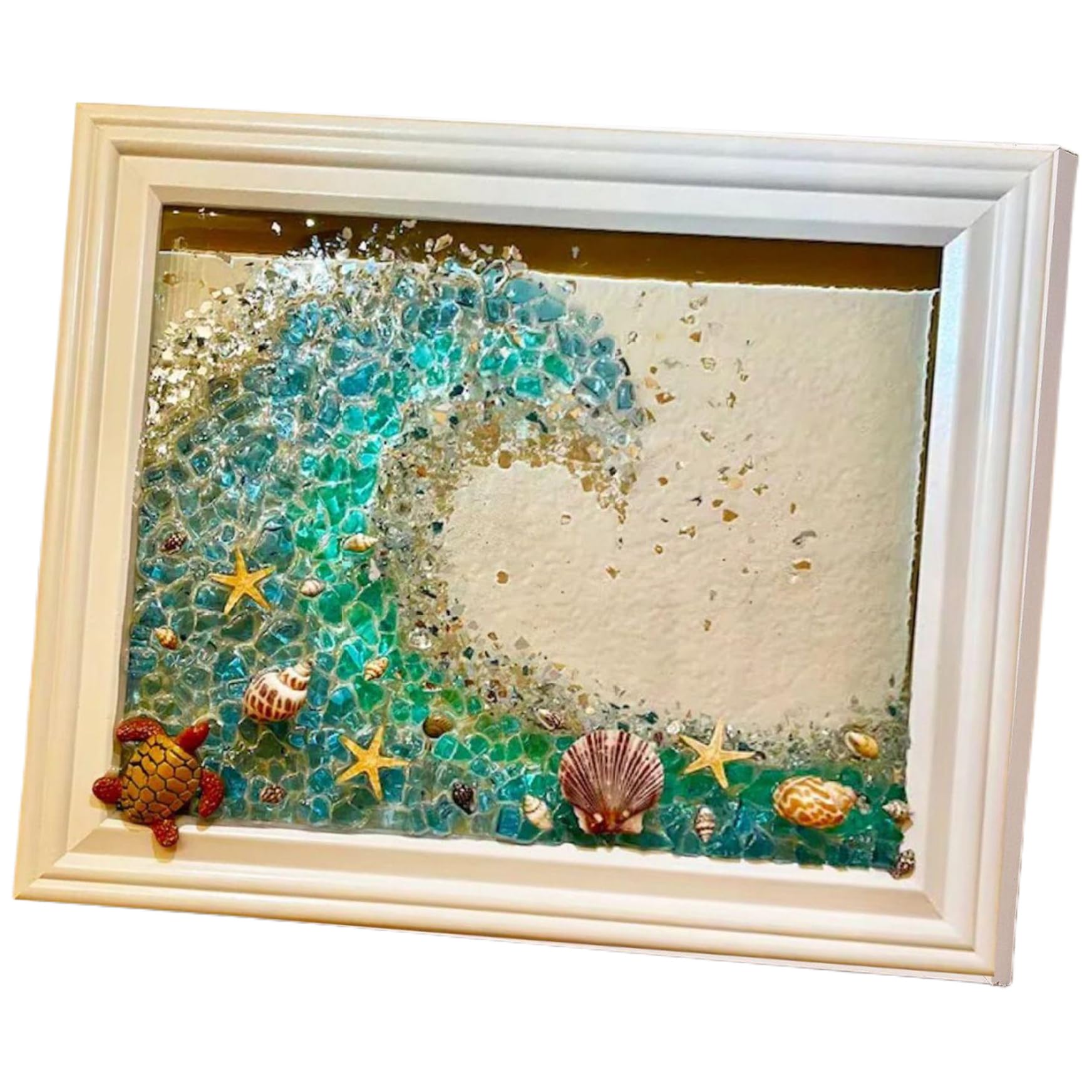 わたしの宝物テディベアSea glass art シーグラスアート わたしの宝物