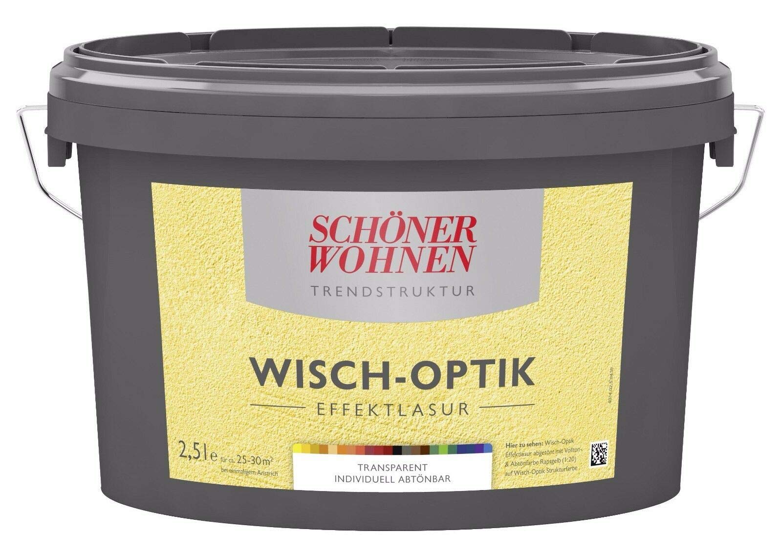 Schöner Wohnen Wisch-Optik Effektlasur, Transparent individuell Abtönbar 2,5 L