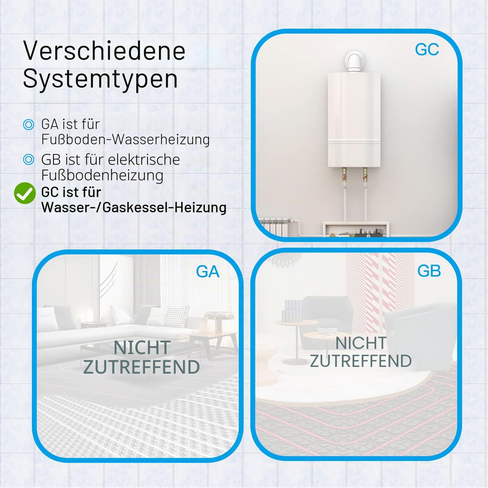 MOES WiFi Thermostat Programmierbare Raumtemperatursteuerung für Gasboiler Temperatur LuftfeuchtigkeitTuya/Smart Life APP Wireless Control Alexa/Google Home | Raumtemperaturregler, Luftfeuchtigkeit, Tuya/Smart Life App, Alexa/Google Wireless Control