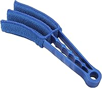 Vista 7 de Kit de cepillo limpiador de persianas de ventana, paquete de 2 cepillos con 6 fundas de microfibra, herramientas de limpieza para persianas