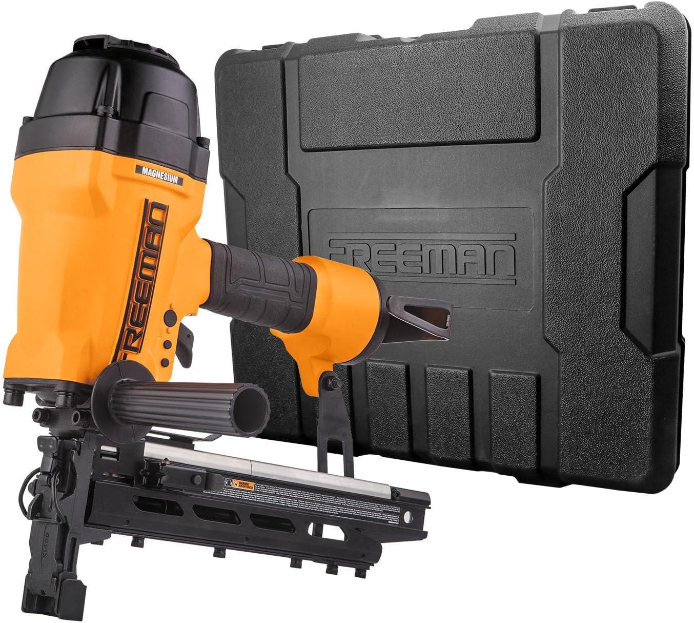 Freeman G2FS9 2nd Generation Pneumatic 9-Gauge 2" Fencing Stapler with Case, T-Handle, Adjustable Metal Belt Hook, and 1/4" NPT Air Connector