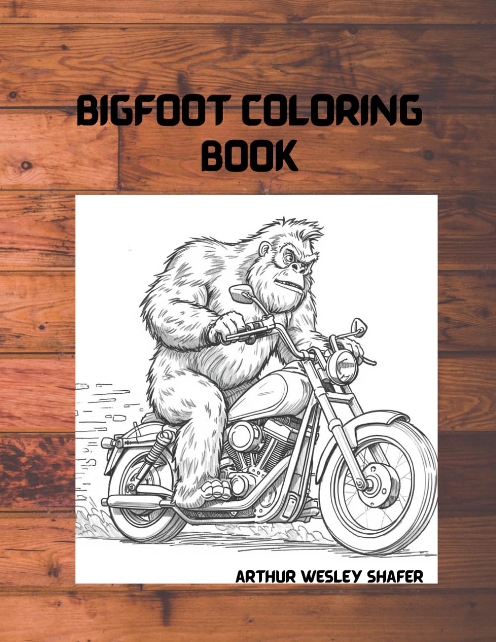 BIGFOOT COLORING BOOK