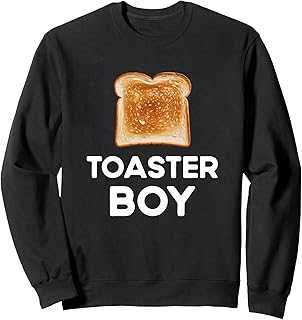 Funny Toast Toaster Boy Costume Bread Related Men Sweatshirt
