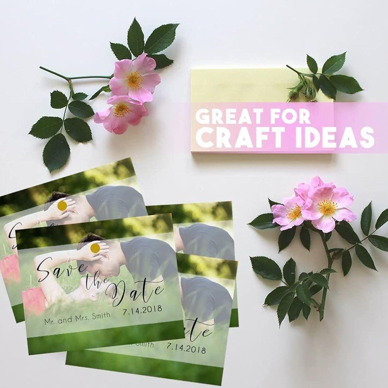 Translucent Vellum Paper, Printable for Invitations (8.5 x 11 in 100 Sheets) : Arts, Crafts & Sewing