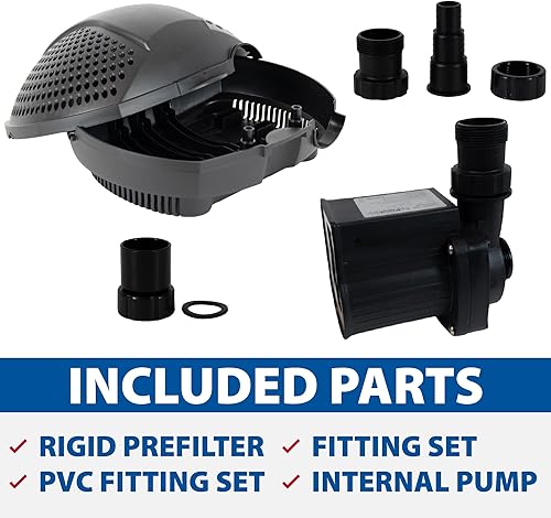 Miniatura 2 de The Pond Guy SolidFlo G2 Bomba sumergible para estanques pequeños, jardines acuáticos y cascadas, flujo silencioso, duradero y eficiente, fácil