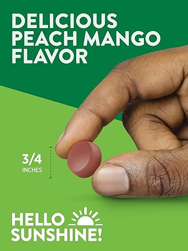 Miniatura 5 de Nature's Truth Gomitas de vitamina D3  10000 UI  70 unidades  Suplemento vegetariano, sin OMG y sin gluten  Sabor natural de melocotón y mango