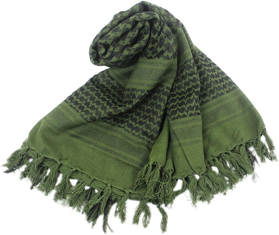 Biwinky Tactical Desert Cotton Arab Keffiyeh Neck Scarf 110*110cm