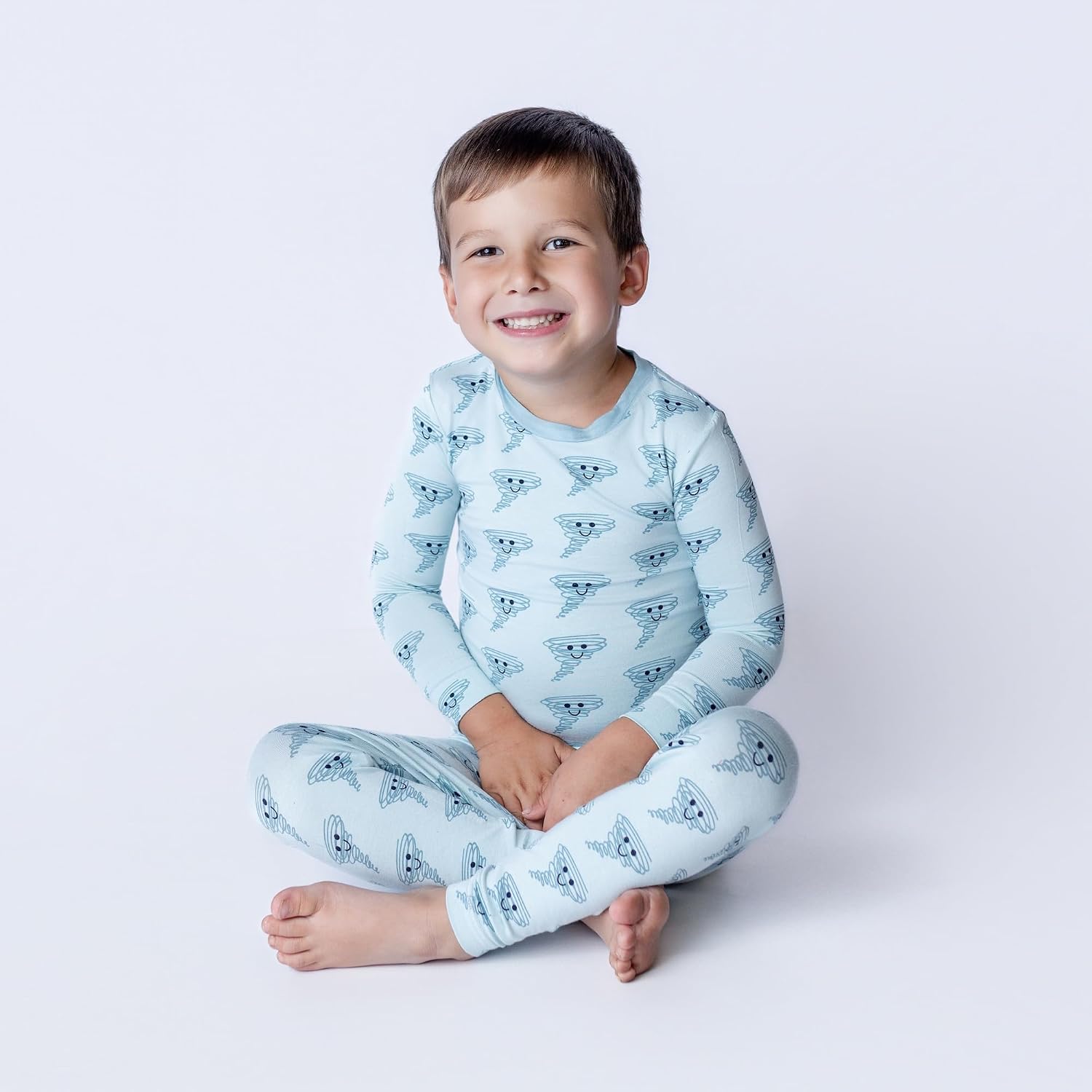 KicKee Welcome Home Pajama Set, Short Sleeve, Long Pants, Snug Fit Baby and Kid Pajamas