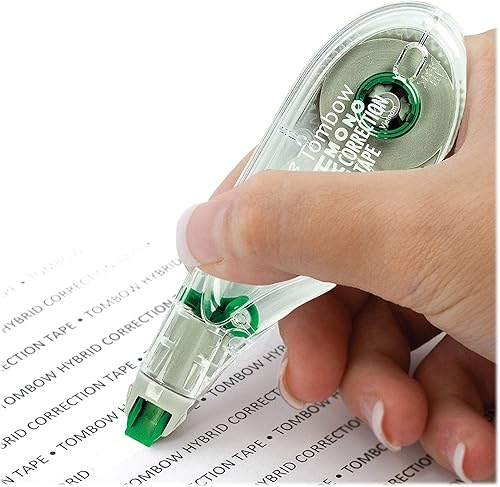 Miniatura 4 de Tombow 68721 MONO Hybrid Correction Tape, paquete de 10. Aplicador fácil de usar para correcciones instantáneas