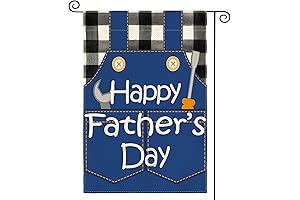 Colorlife Happy Father's Day Garden Flag [12" x 18"] - Double Sided...
