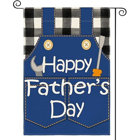 Colorlife Happy Father's Day Garden Flag [12" x 18"] - Double Sided...