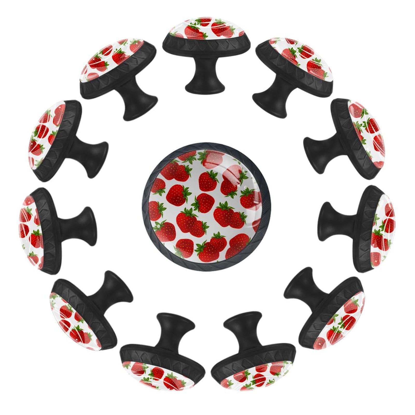 Boutons de tiroir ronds fraise de haute finition pour commode et mobilier de nuit