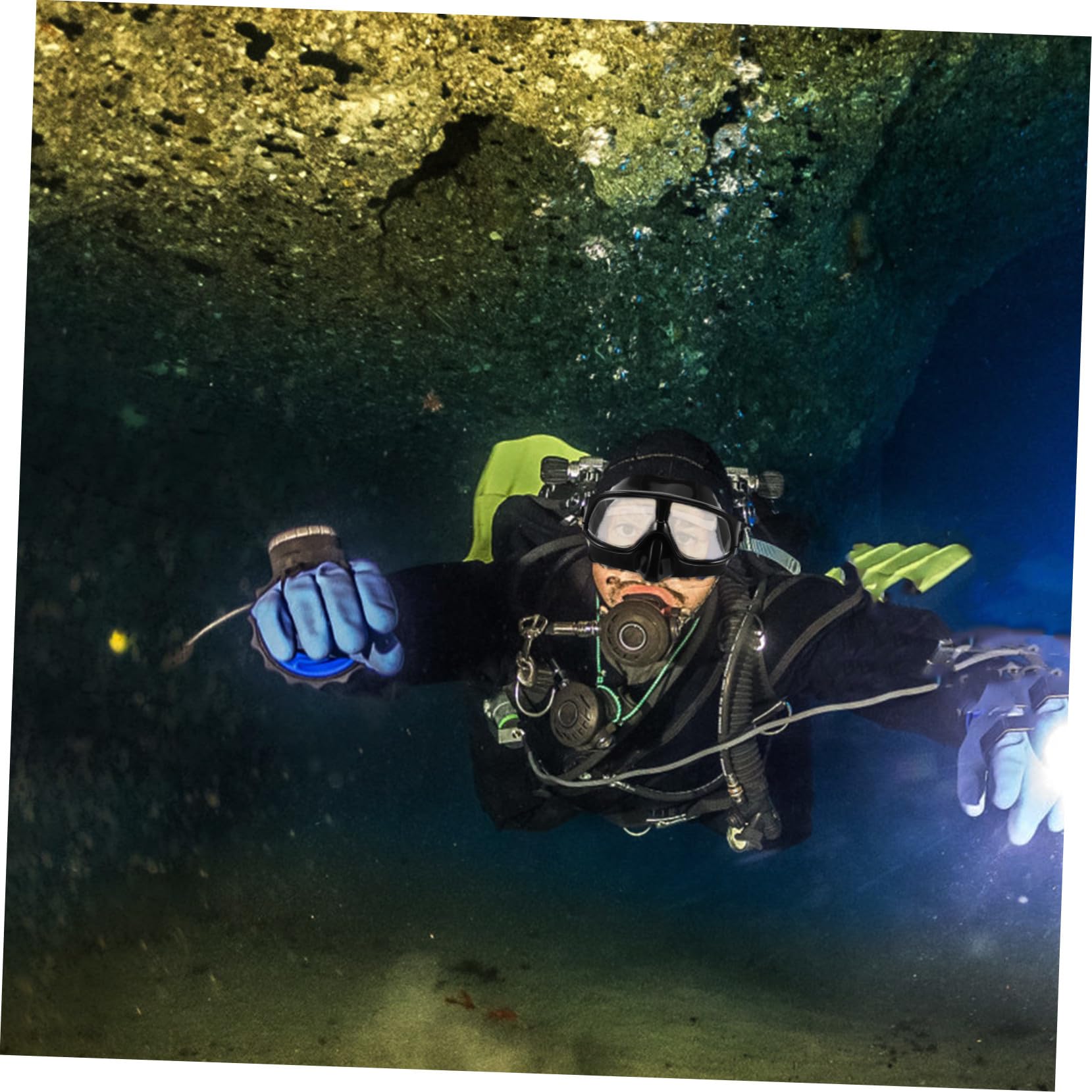 UPKOCH Máscara de Buceo con Correa Ajustable para Snorkel y Buceo con Sellado Visión y Volumen para Adultos