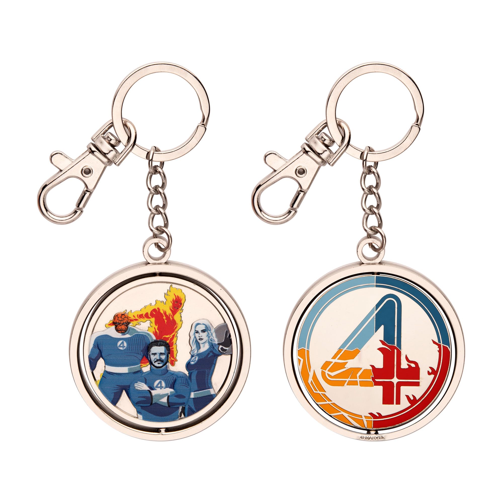 Fantastic Four Movie Spinning Keychain