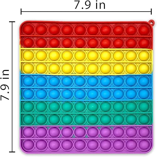 Miniatura 4 de Asdf Paquete de tres juguetes sensoriales para ansiedad de burbujas, juguetes sensoriales Pop it Fidget para niños autistas. Jumbo grande pop it big