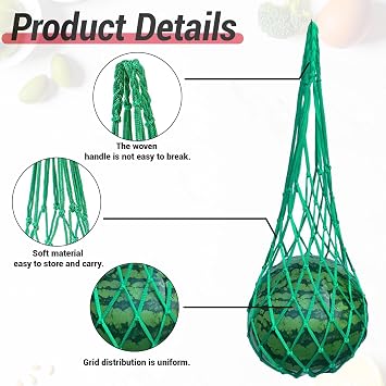 Poultry Vegetable String Bag, Hanging Feeding Net Dispensers, 2Pcs, 2Color